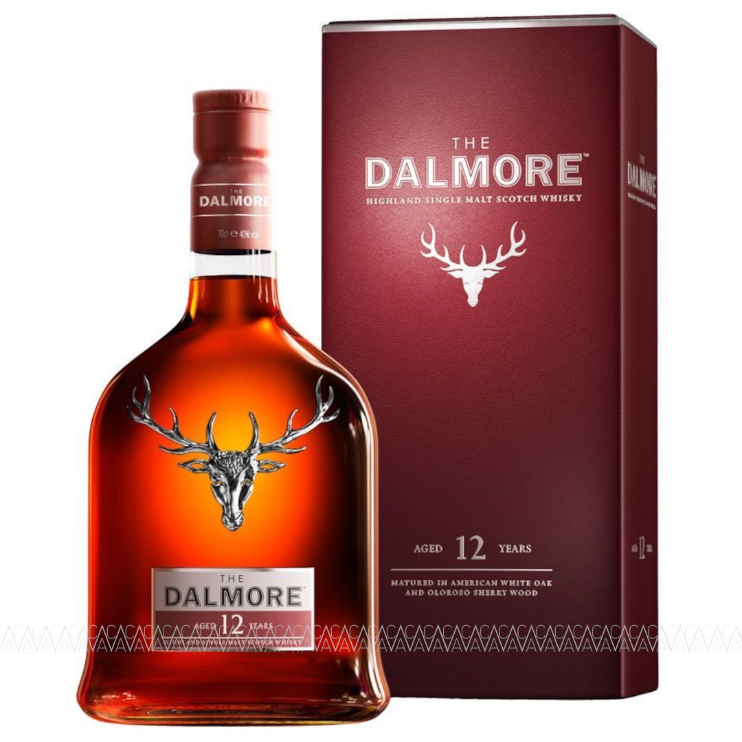 DALMORE 12YO HIGHLAND SINGLE MALT WHISKY 0.7 LT